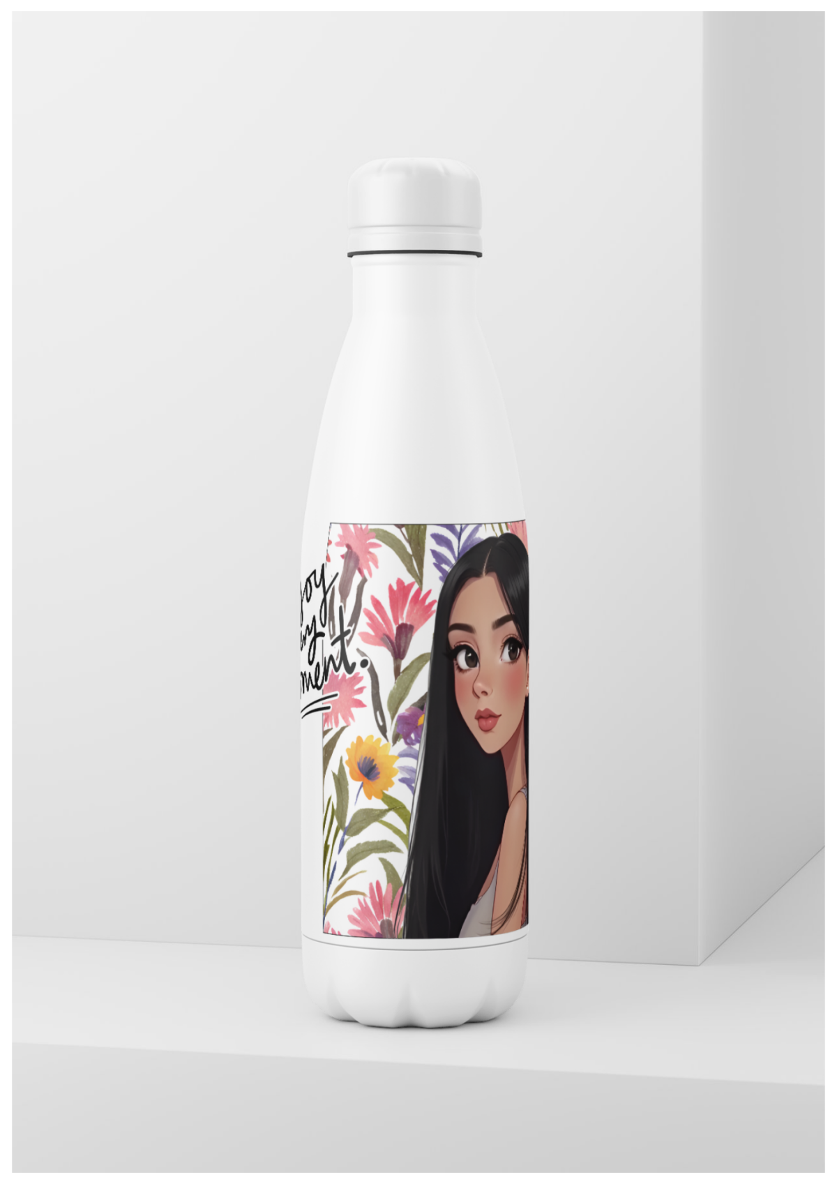 Botella personalizada volo blanco 1